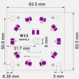 Nichia 10 LED Square Module